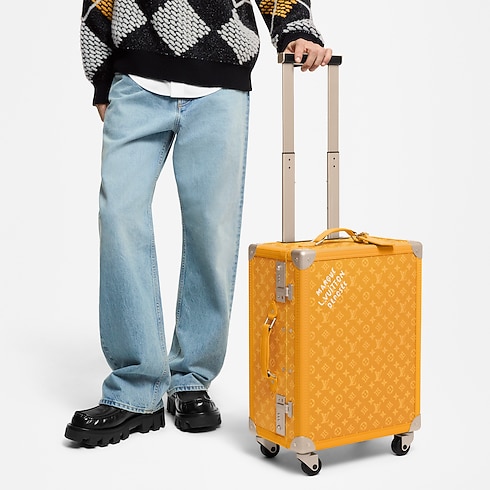 Maleta Rolling Trunk Monogram Heritage Hombre Viaje Con ruedas | LOUIS VUITTON (Zoom de producto)