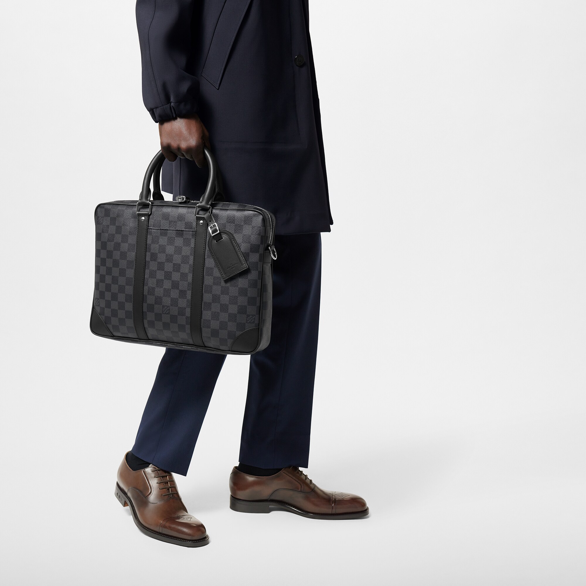 Maletín Porte-Documents Voyage NM Lona Damier Graphite Hombre Bolsos Todas las colecciones | LOUIS VUITTON (Zoom de producto)