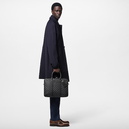 Maletín Porte-Documents Voyage NM Toile Damier Graphite Hombre Bolsos Todas las colecciones | LOUIS VUITTON (Zoom de producto)