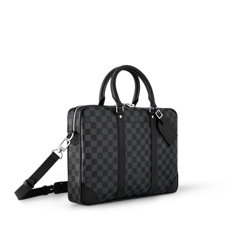 Maletín Porte-Documents Voyage NM Toile Damier Graphite Hombre Bolsos Todas las colecciones | LOUIS VUITTON (Zoom de producto)