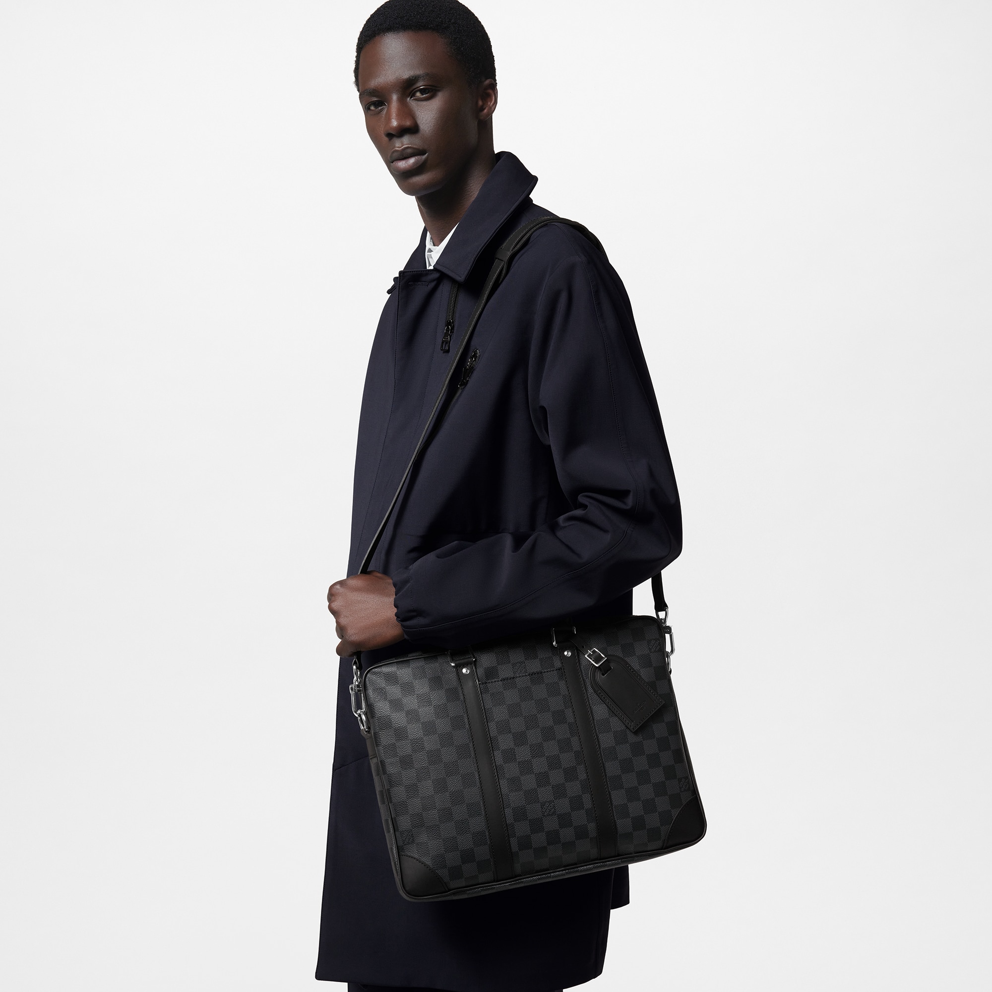 Maletín Porte-Documents Voyage NM Lona Damier Graphite Hombre Bolsos Todas las colecciones | LOUIS VUITTON (Zoom de producto)