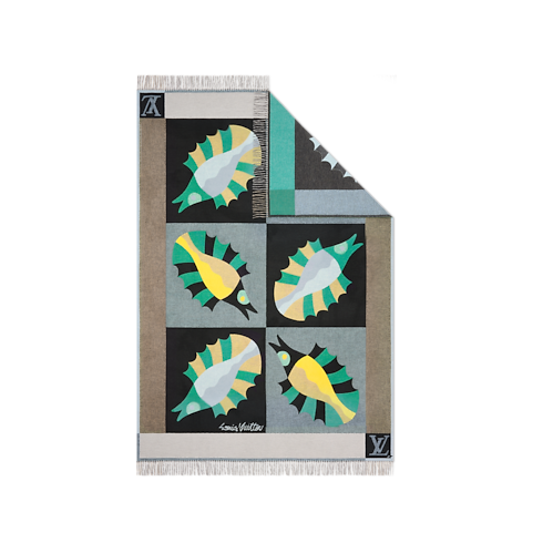 Manta Animali Fantastici Fish Baúles, Viaje y Hogar Hogar y Decoración de mesa Accesorios para el hogar | LOUIS VUITTON (Zoom de producto)