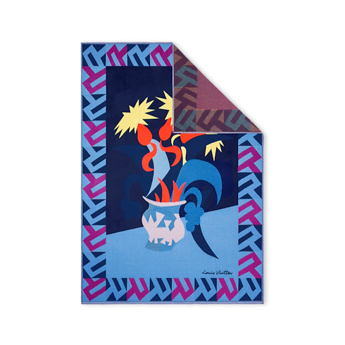 Manta Animali Fantastici Flowers Baúles, Viaje y Hogar Hogar y Decoración de mesa Accesorios para el hogar | LOUIS VUITTON (Zoom de producto)