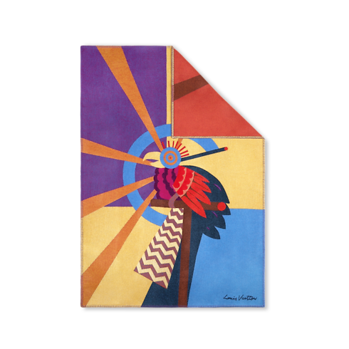 Manta Animali Fantastici Parrot Baúles, Viaje y Hogar Hogar y Decoración de mesa Accesorios para el hogar | LOUIS VUITTON (Zoom de producto)