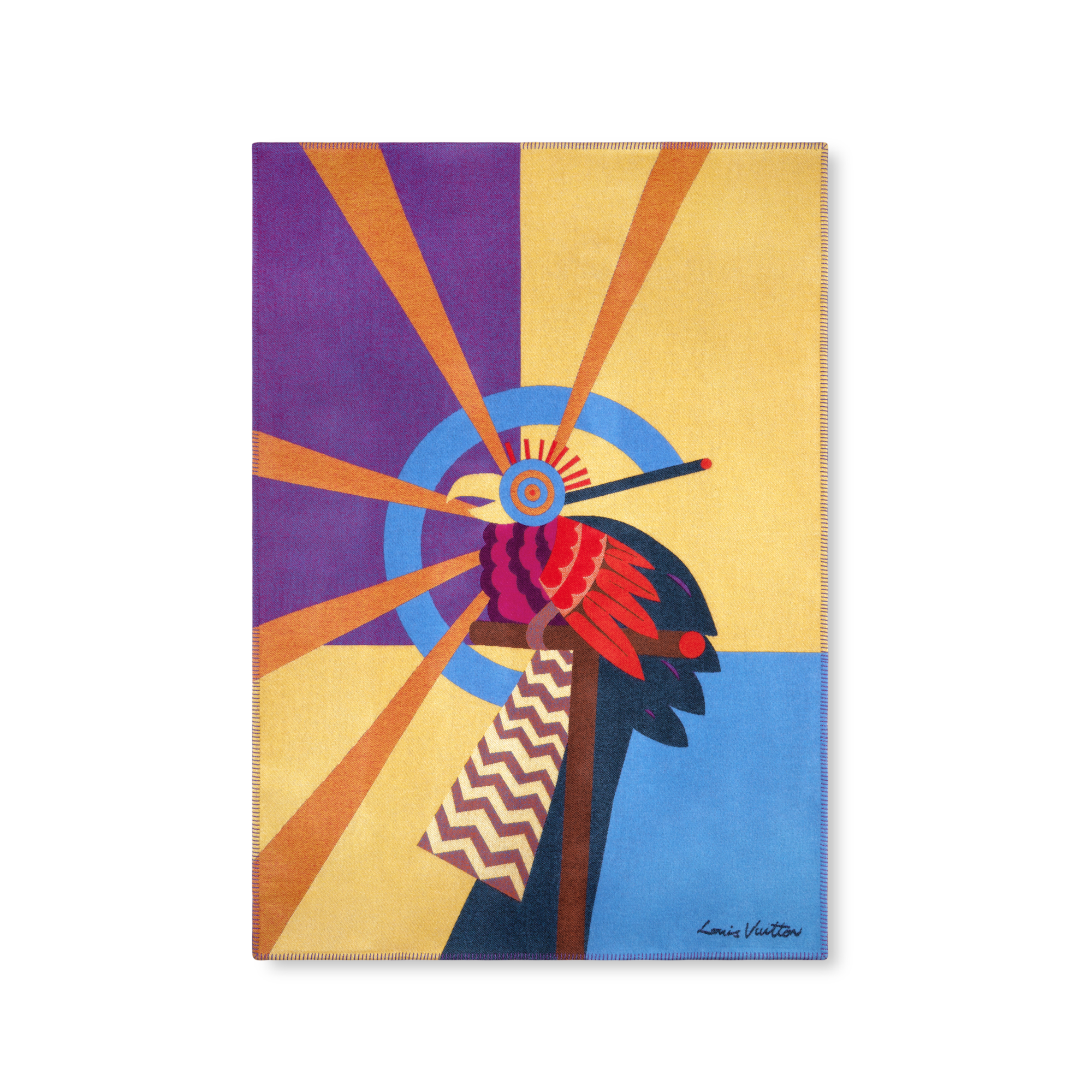 Manta Animali Fantastici Parrot  Baúles, Viaje y Hogar Hogar y Decoración de mesa Accesorios para el hogar | LOUIS VUITTON (Zoom de producto)