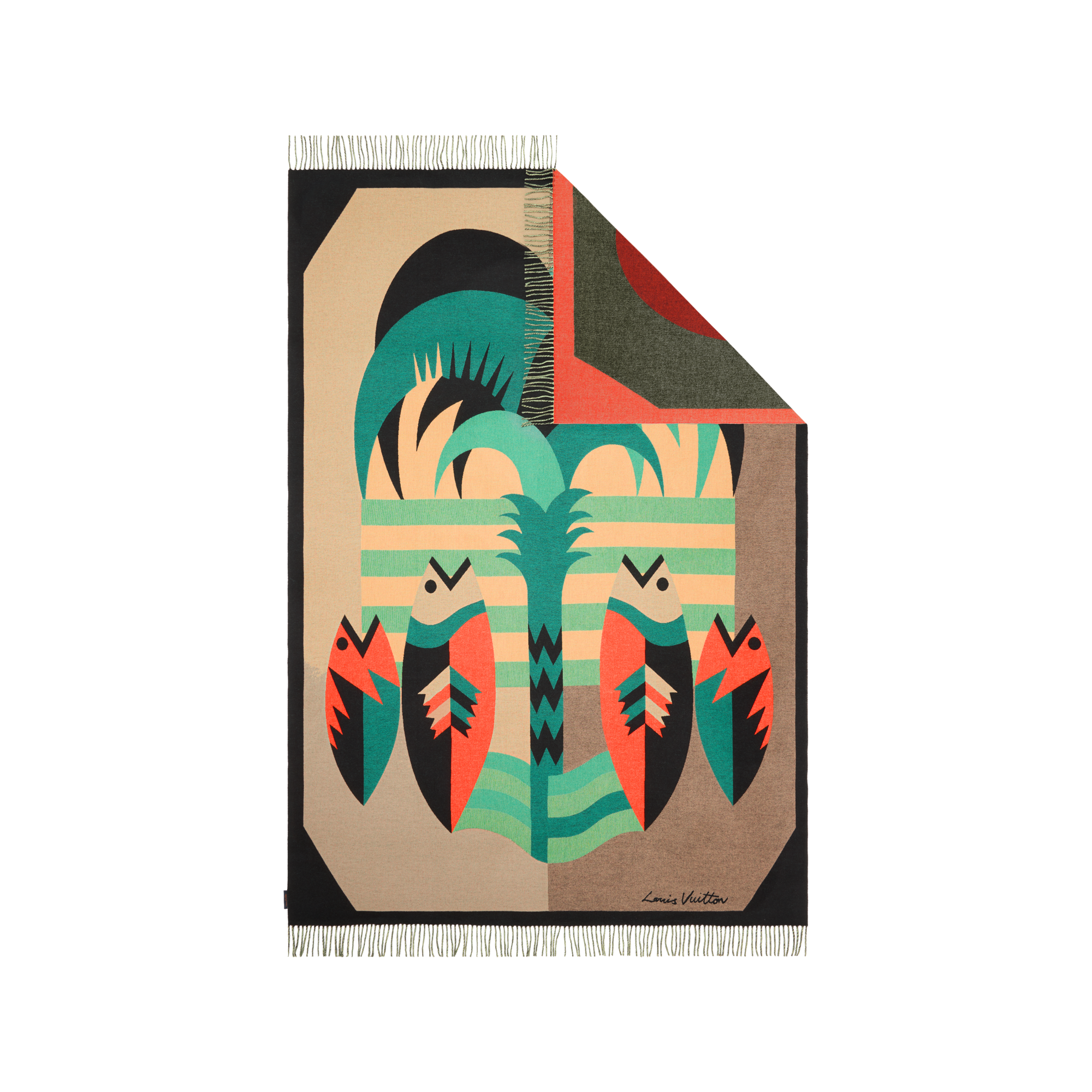 Manta Animali Fantastici Tree  Baúles, Viaje y Hogar Hogar y Decoración de mesa Accesorios para el hogar | LOUIS VUITTON (Zoom de producto)