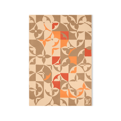 Manta Flower Puzzle 140 x 200 Baúles, Viaje y Hogar Hogar y Decoración de mesa Accesorios para el hogar | LOUIS VUITTON (Zoom de producto)