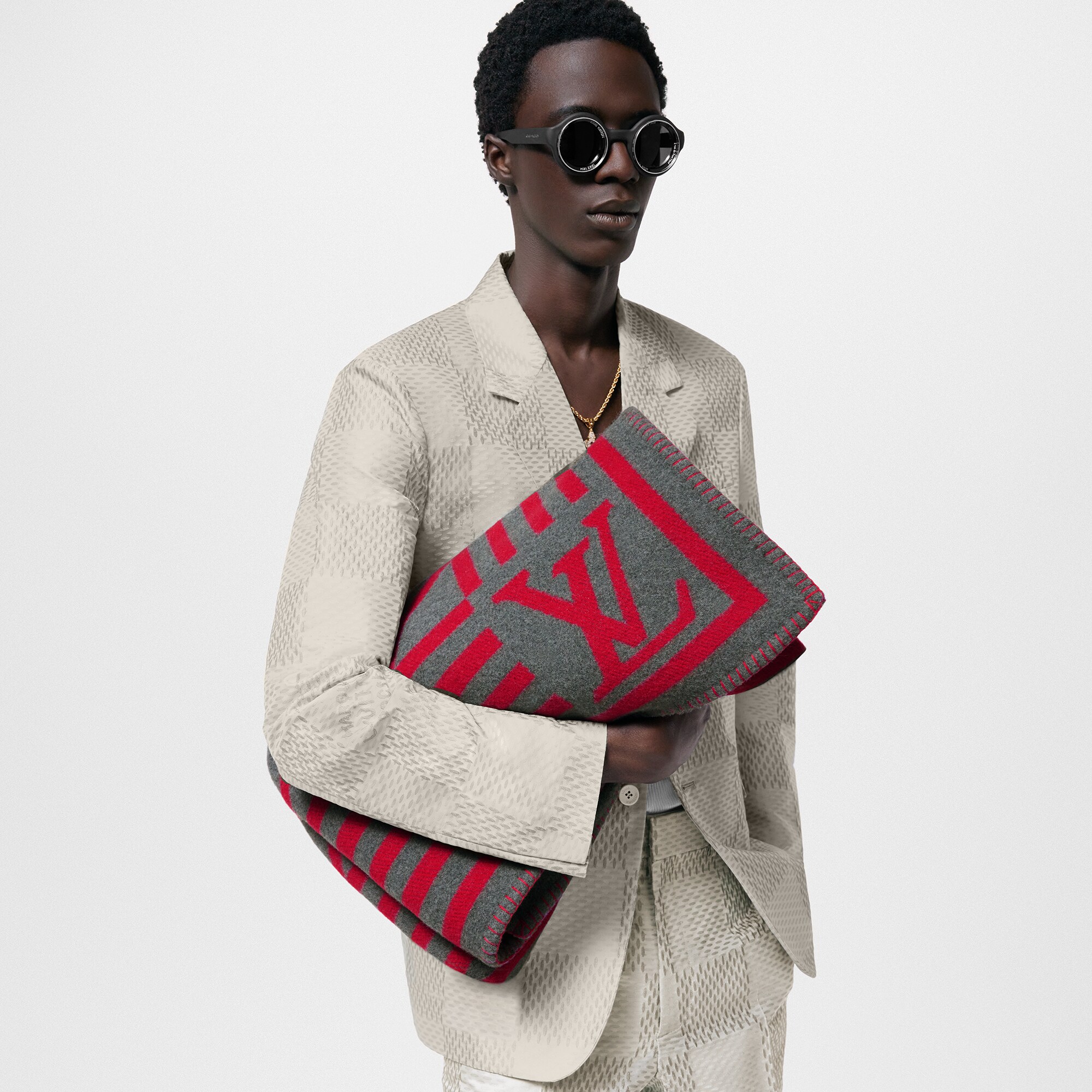 Manta LV Summit S00 Hombre Accesorios Accesorios para el hogar | LOUIS VUITTON (Zoom de producto)