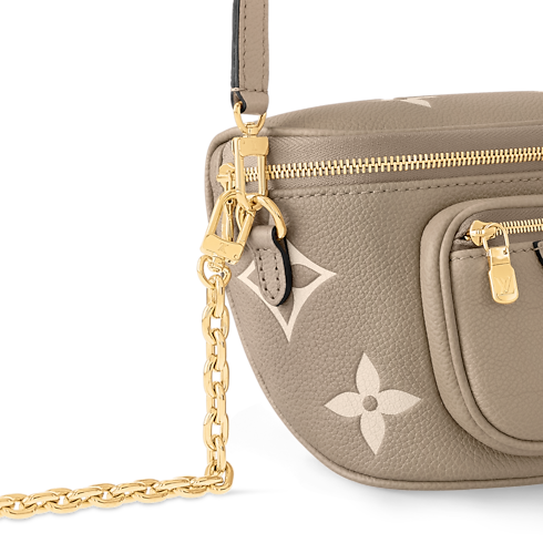 Mini Bumbag Piel Monogram Empreinte Bicolor Mujer Carteras y pequeña marroquinería Carteras con cadena y mini bolsos | LOUIS VUITTON (Zoom de producto)