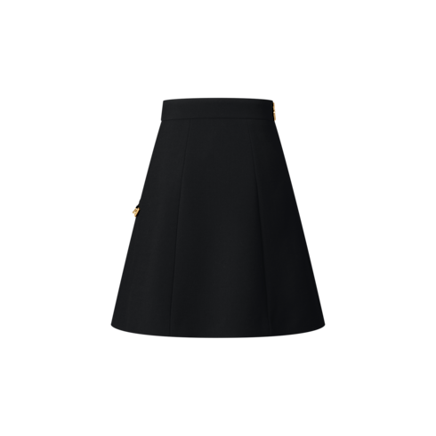 Minifalda acampanada con cadena Mujer Prêt-à-Porter Faldas y pantalones cortos | LOUIS VUITTON (Zoom de producto)