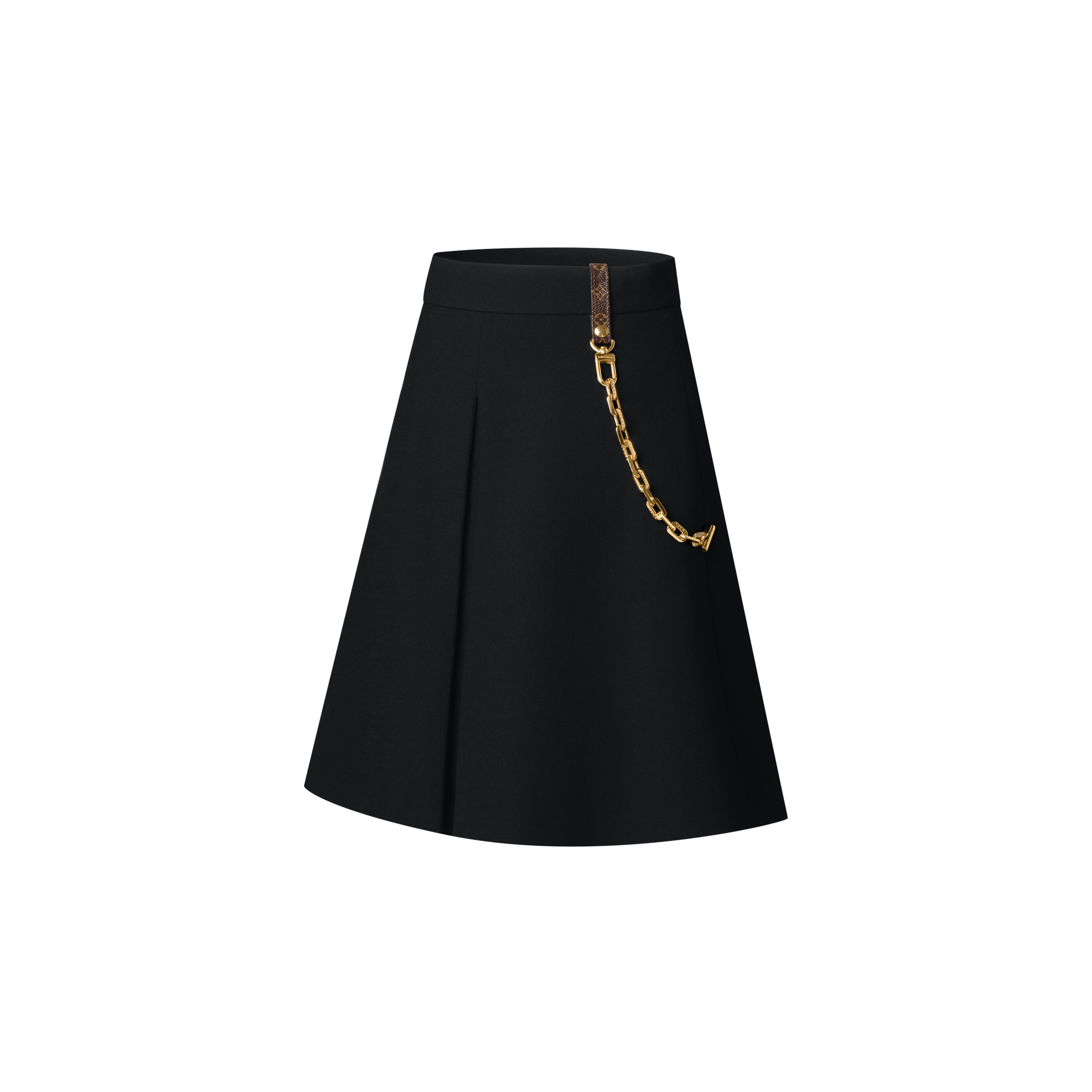 Minifalda acampanada con cadena  Mujer Prêt-à-Porter Faldas y pantalones cortos | LOUIS VUITTON (Zoom de producto)