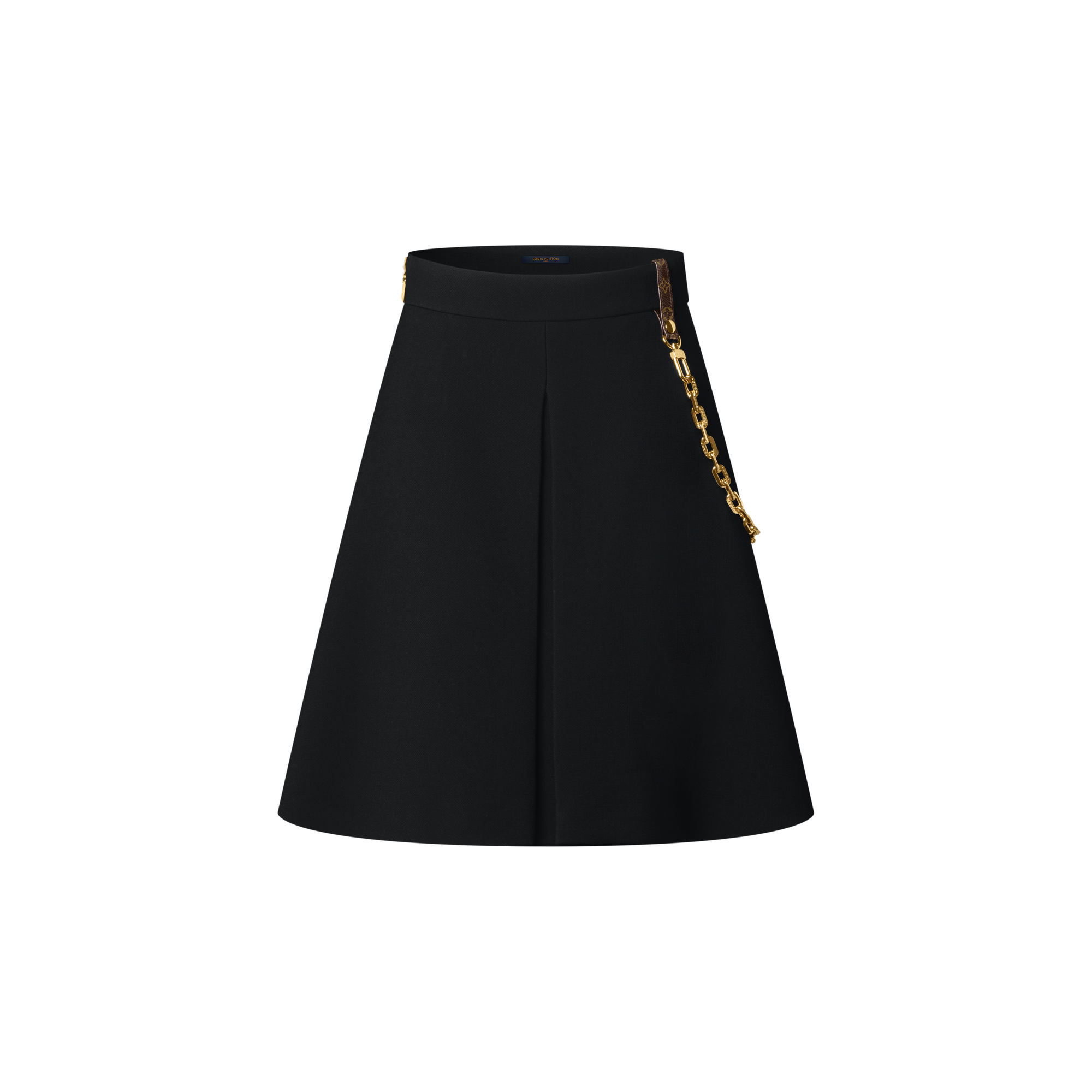 Minifalda acampanada con cadena  Mujer Prêt-à-Porter Faldas y pantalones cortos | LOUIS VUITTON (Zoom de producto)