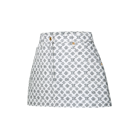 Minifalda Blurry Monogram Mujer Prêt-à-Porter Faldas y pantalones cortos | LOUIS VUITTON (Zoom de producto)