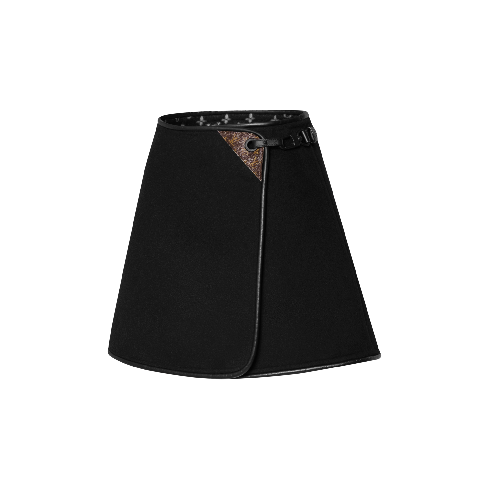 Minifalda cruzada de doble cara  Mujer Prêt-à-Porter Faldas y pantalones cortos | LOUIS VUITTON (Zoom de producto)