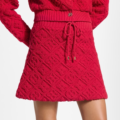 Minifalda de felpa Monogram Mujer Prêt-à-Porter Faldas | LOUIS VUITTON (Zoom de producto)