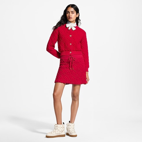 Minifalda de felpa Monogram Mujer Prêt-à-Porter Faldas | LOUIS VUITTON (Zoom de producto)