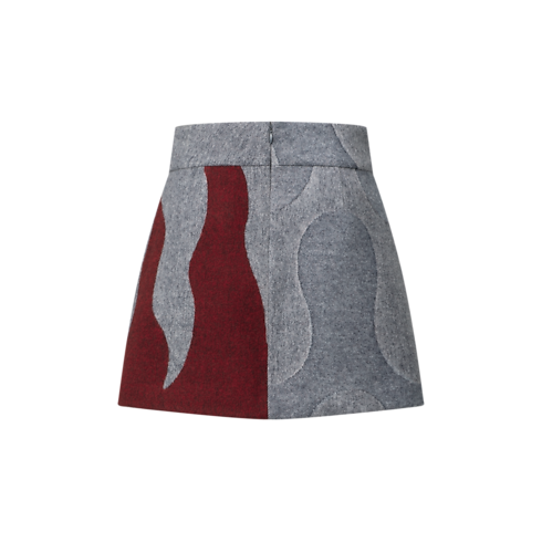 Minifalda de Jacquard Flame Mujer Prêt-à-Porter Faldas y pantalones cortos | LOUIS VUITTON (Zoom de producto)