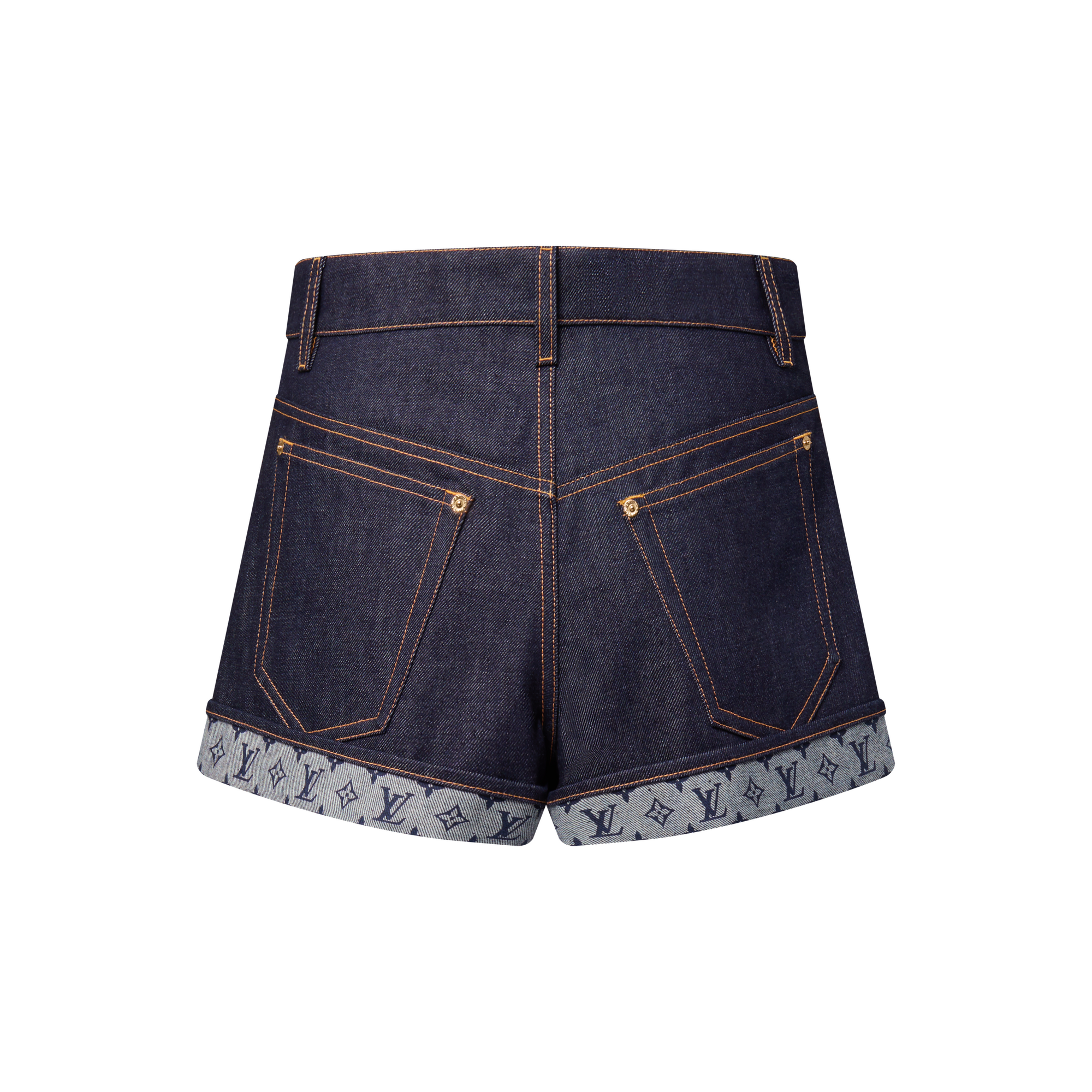 Minipantalones cortos vaqueros con vuelta  Mujer Prêt-à-Porter Faldas y pantalones cortos | LOUIS VUITTON (Zoom de producto)