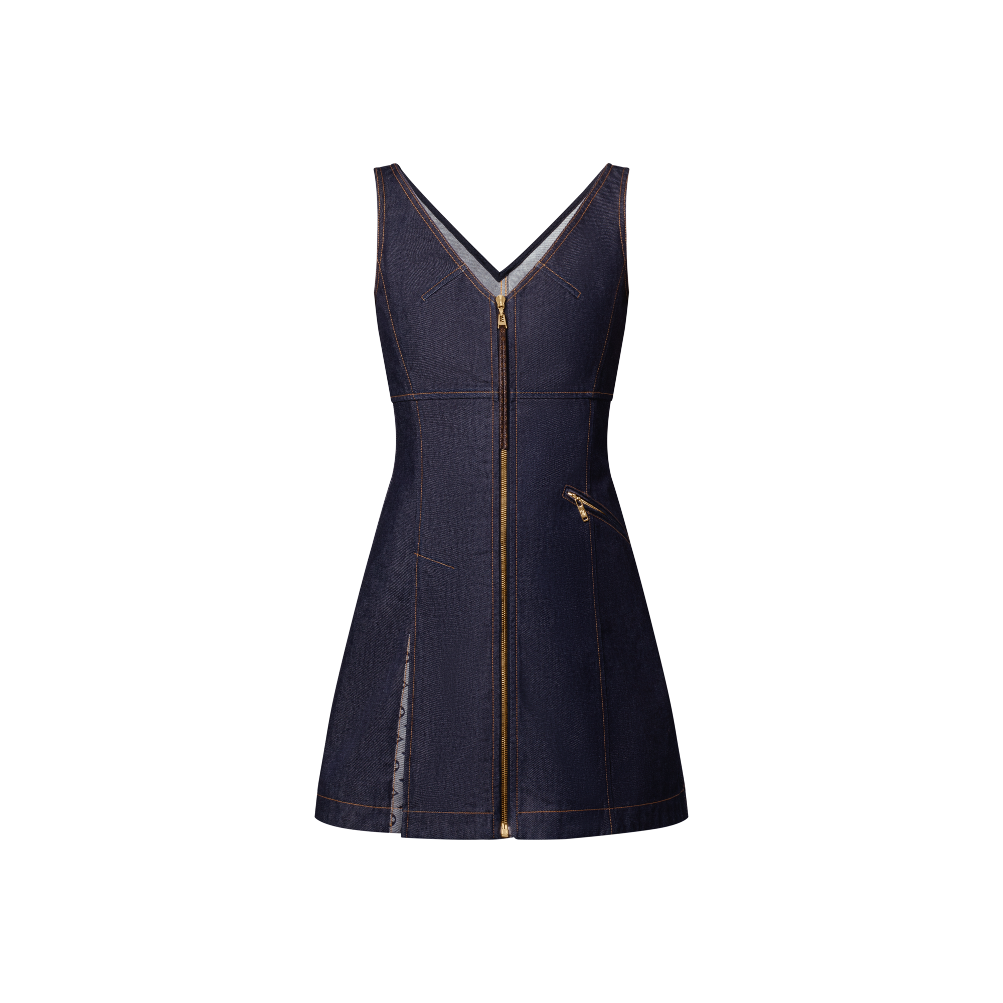 Minivestido vaquero  Mujer Prêt-à-Porter Vestidos | LOUIS VUITTON (Zoom de producto)