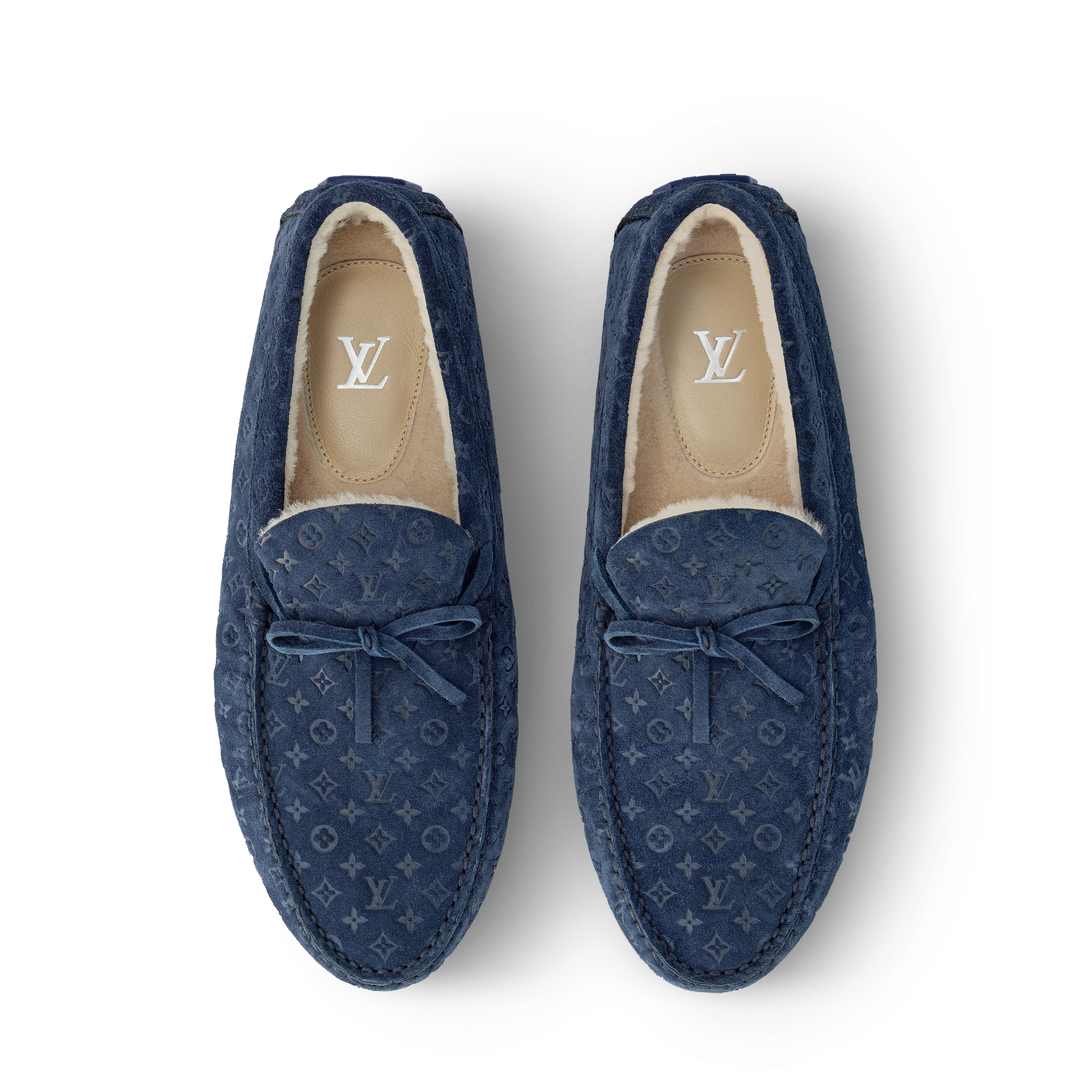 Mocasín LV Driver con lana de oveja  Novedades Para hombre LV Ski | LOUIS VUITTON (Zoom de producto)