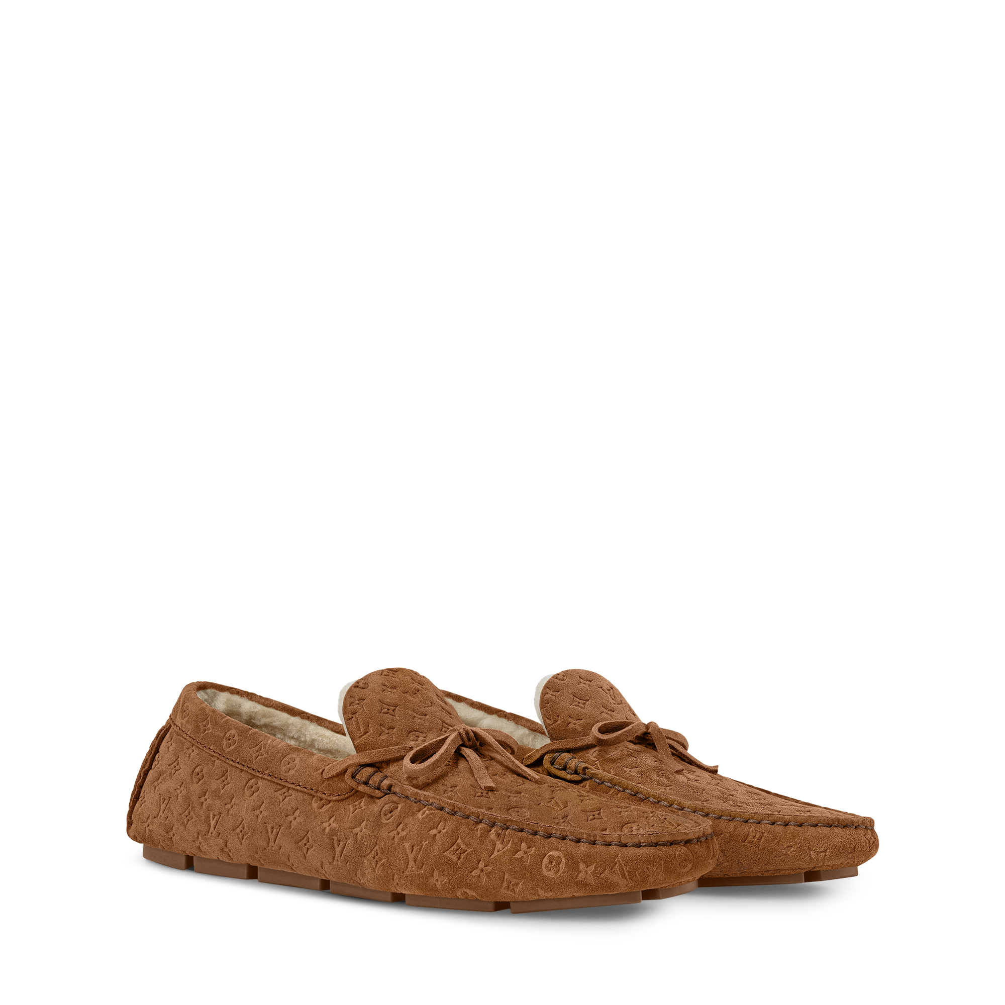 Mocasín LV Driver con lana de oveja  Novedades Para hombre LV Ski | LOUIS VUITTON (Zoom de producto)