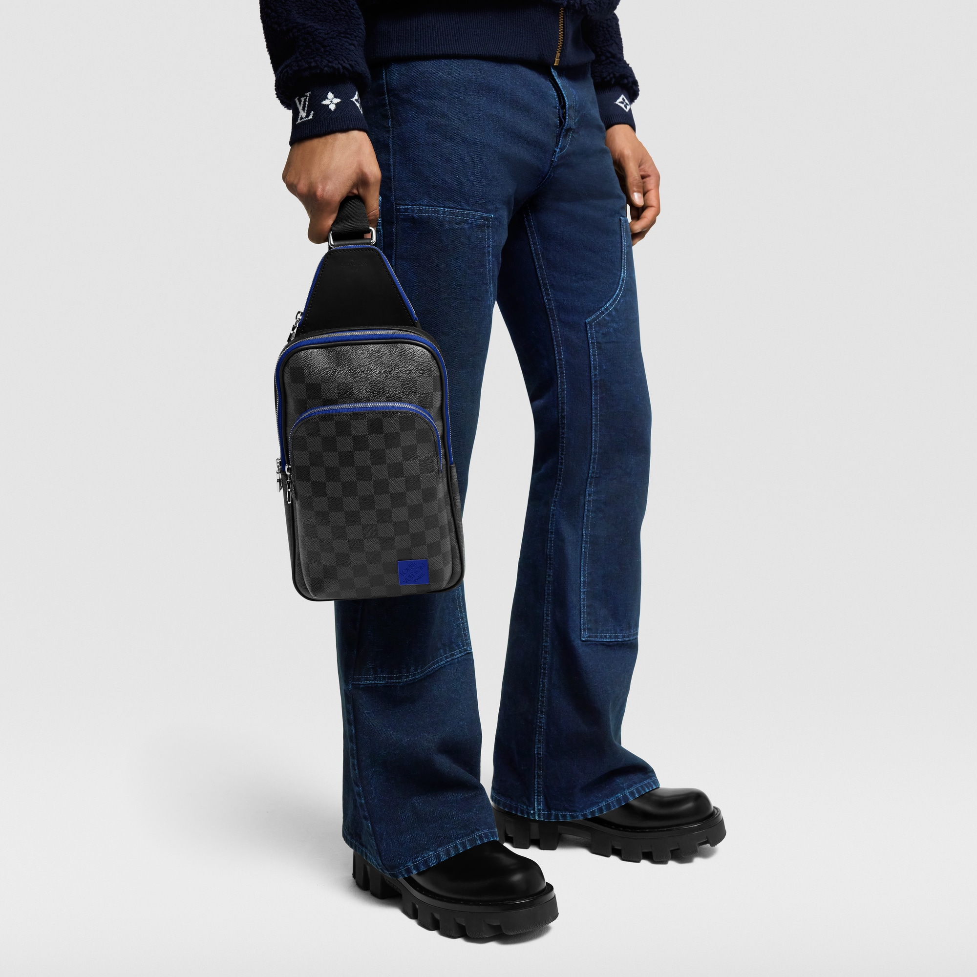 Mochila bandolera Avenue Toile Damier Graphite Bolsos y pequeña marroquinería Bolso de hombre Novedades | LOUIS VUITTON (Zoom de producto)