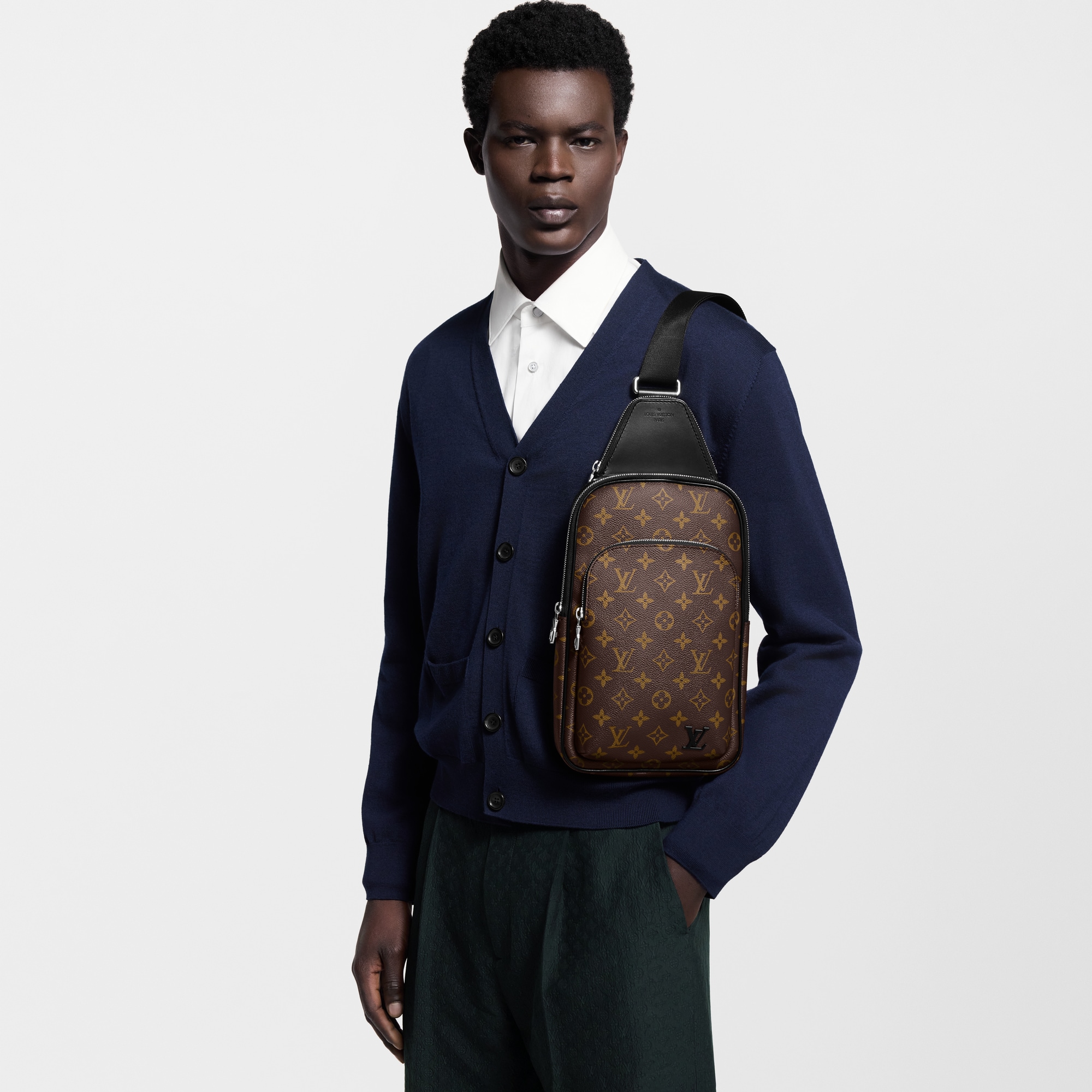Mochila bandolera Avenue NM Lona Monogram Macassar Hombre Bolsos Todas las colecciones | LOUIS VUITTON (Zoom de producto)
