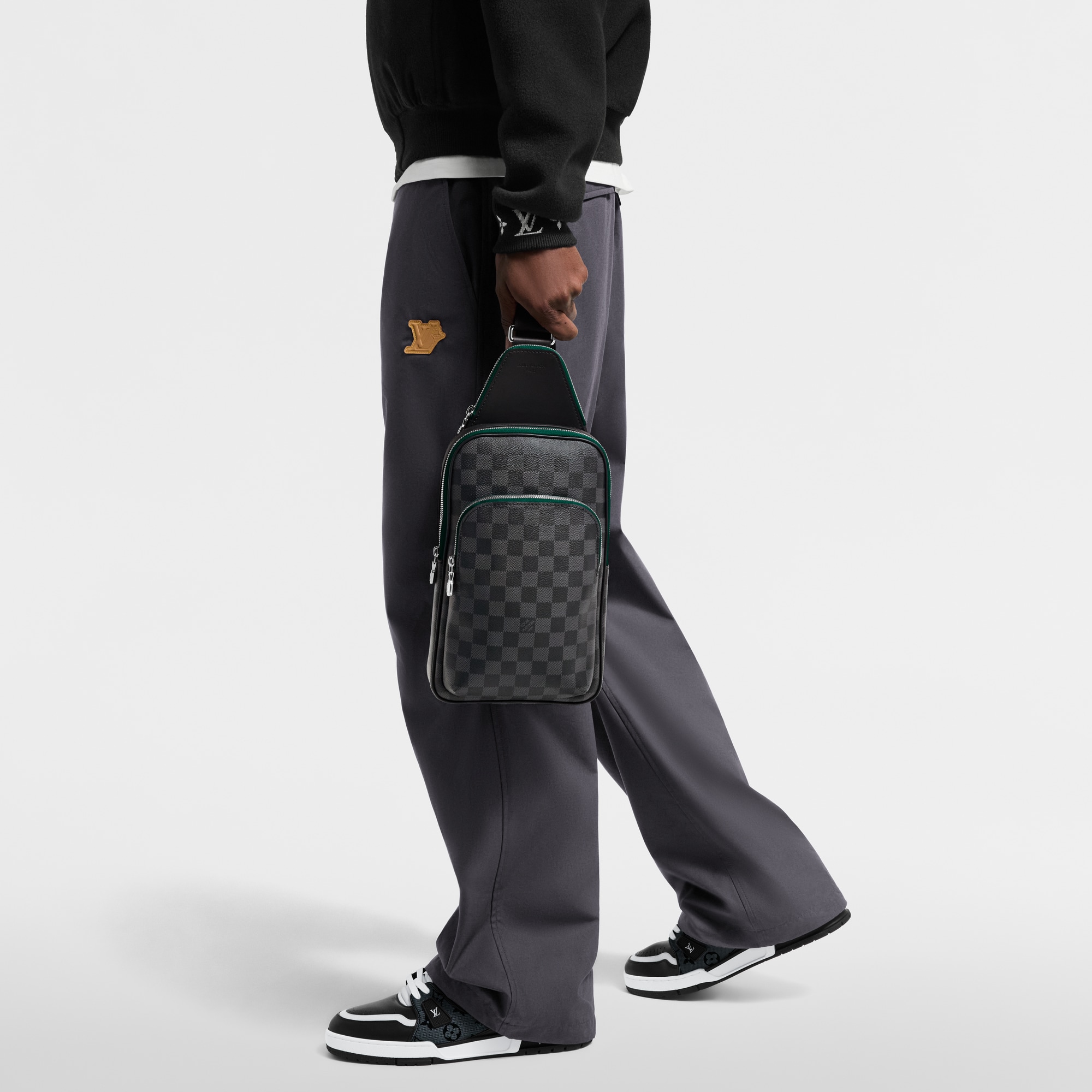 Mochila bandolera Avenue PM Toile Damier Graphite Bolsos y pequeña marroquinería Bolso de hombre Novedades | LOUIS VUITTON (Zoom de producto)