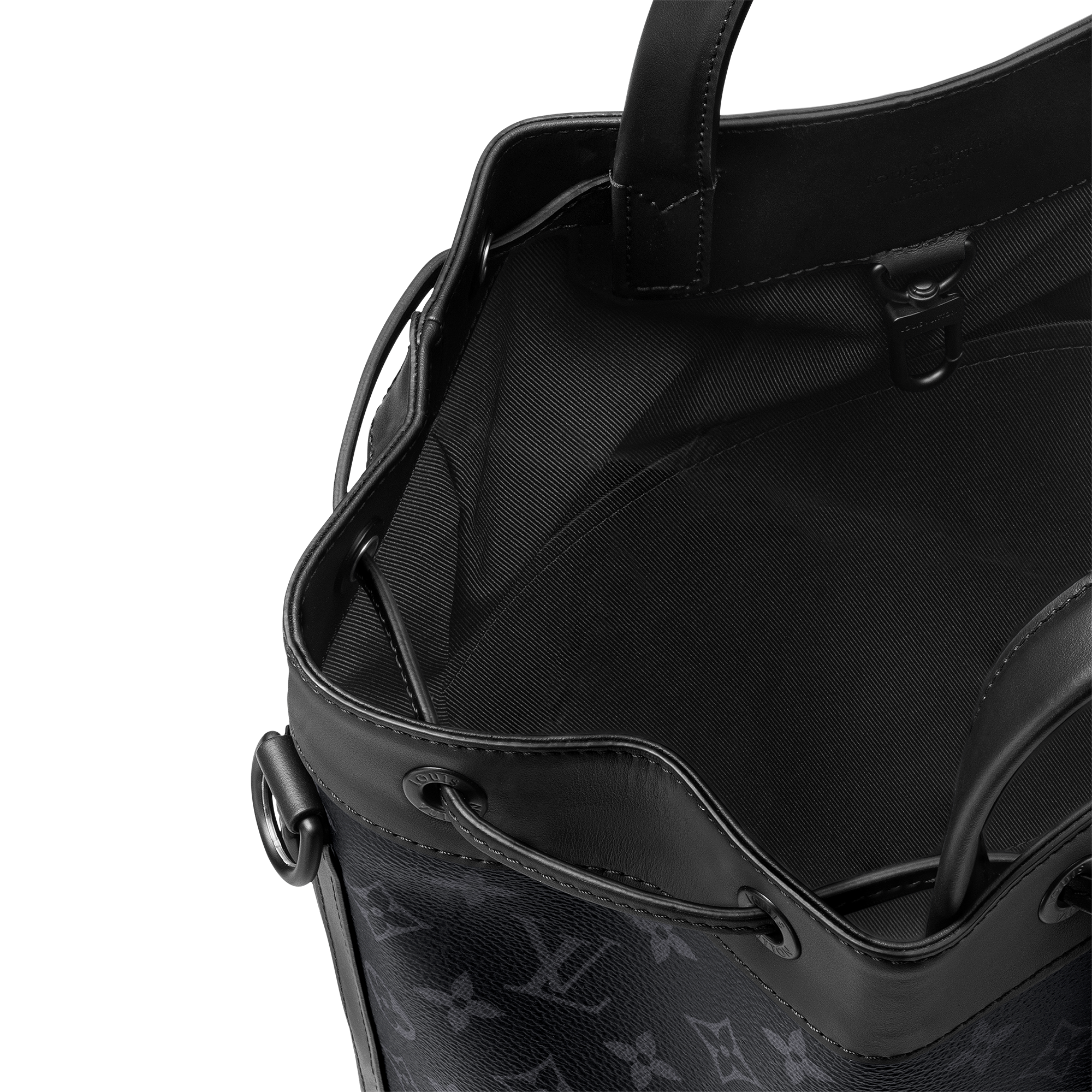 Mochila bandolera Maxi Noé Monogram Eclipse Hombre Discontinued Product Obs 13 | LOUIS VUITTON (Zoom de producto)