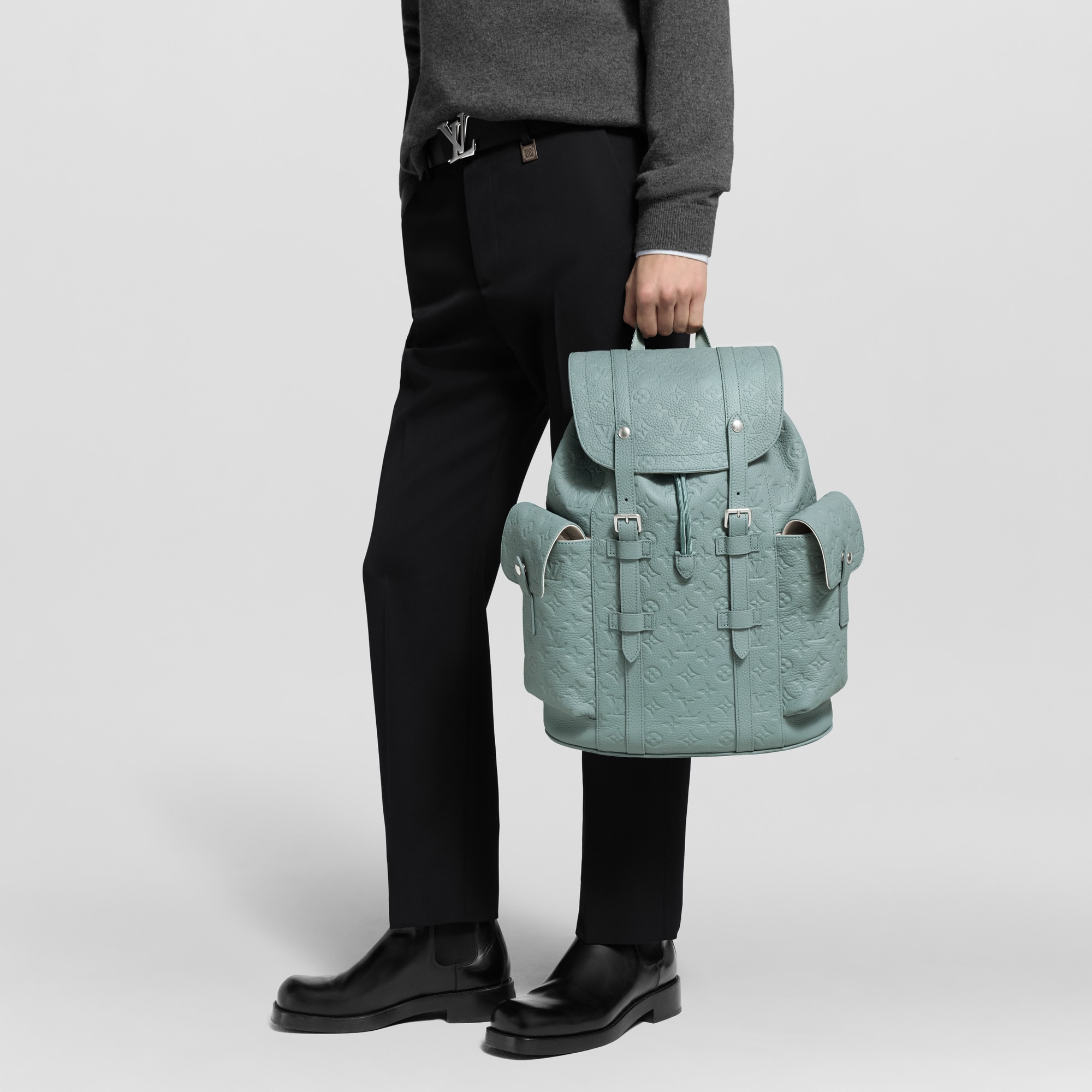 Mochila Christopher MM Taurillon Monogram Bolsos y pequeña marroquinería Bolso de hombre Novedades | LOUIS VUITTON (Zoom de producto)