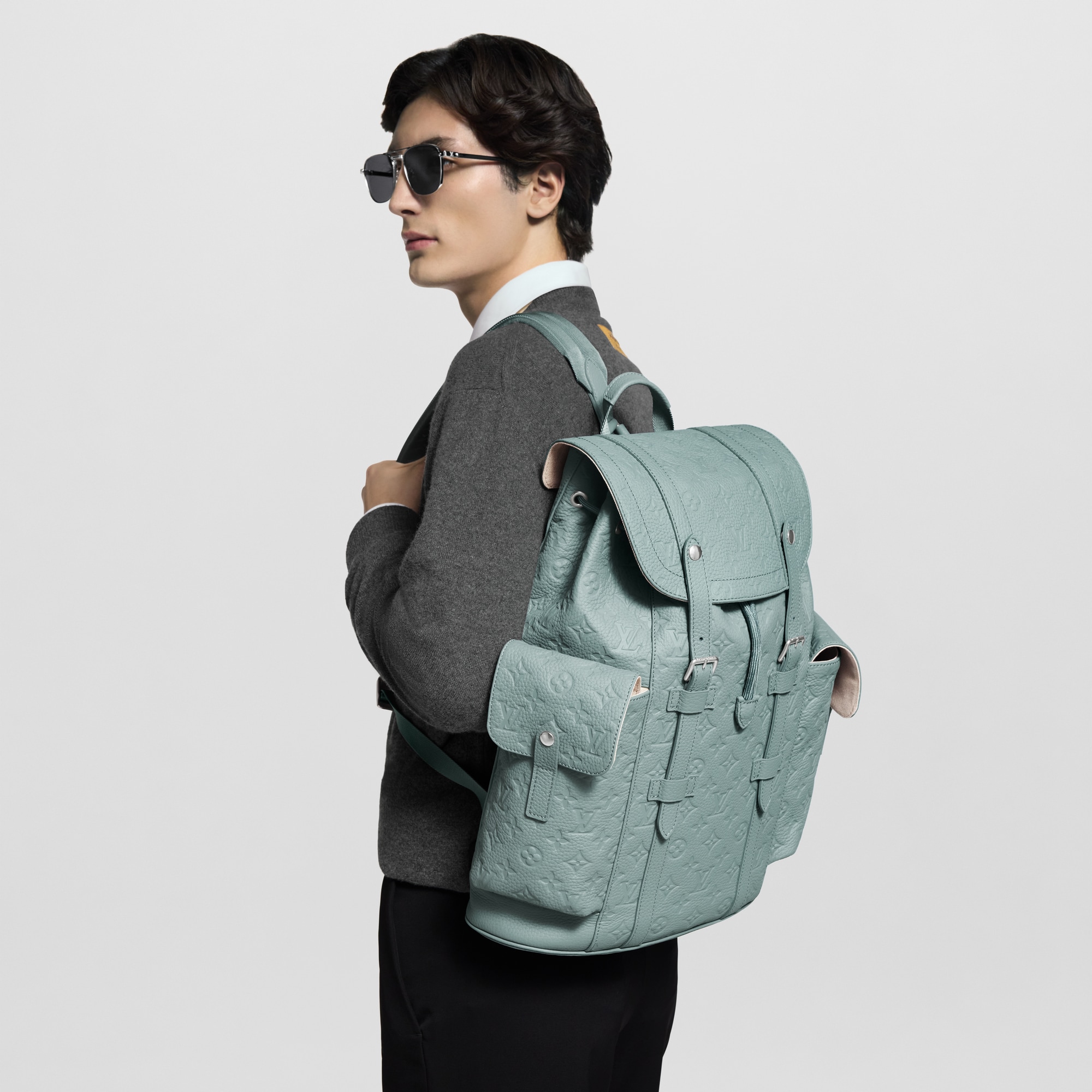 Mochila Christopher MM Taurillon Monogram Bolsos y pequeña marroquinería Bolso de hombre Novedades | LOUIS VUITTON (Zoom de producto)