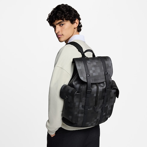 Mochila Christopher MM Damoflage Bolsos y pequeña marroquinería Bolso de hombre LV Icons | LOUIS VUITTON (Zoom de producto)