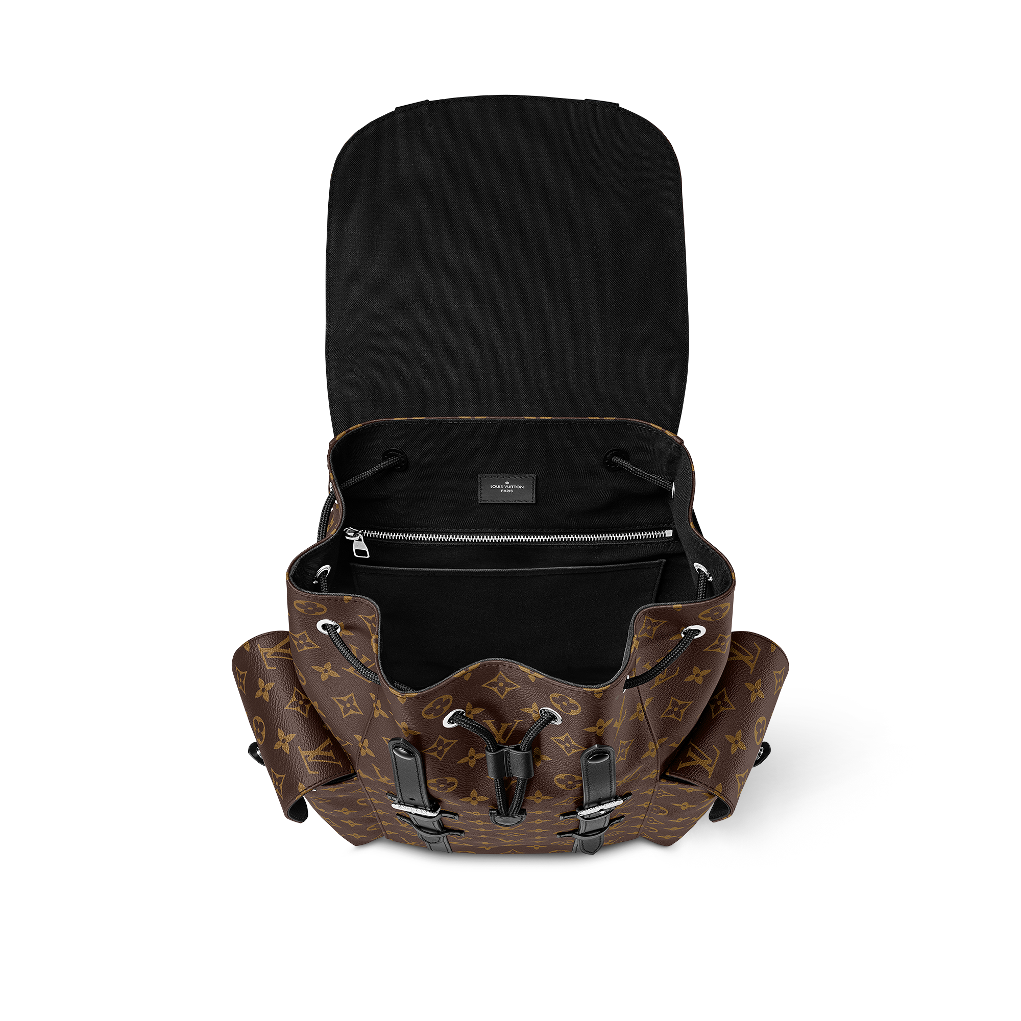 Mochila Christopher MM Lona Monogram Macassar Hombre Viaje Todo el equipaje y accesorios | LOUIS VUITTON (Zoom de producto)
