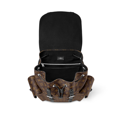 Mochila Christopher MM Lona Monogram Macassar Hombre Viaje Todo el equipaje y accesorios | LOUIS VUITTON (Zoom de producto)