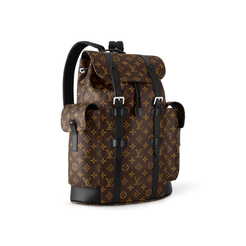 Mochila Christopher MM Lona Monogram Macassar Hombre Viaje Todo el equipaje y accesorios | LOUIS VUITTON (Zoom de producto)