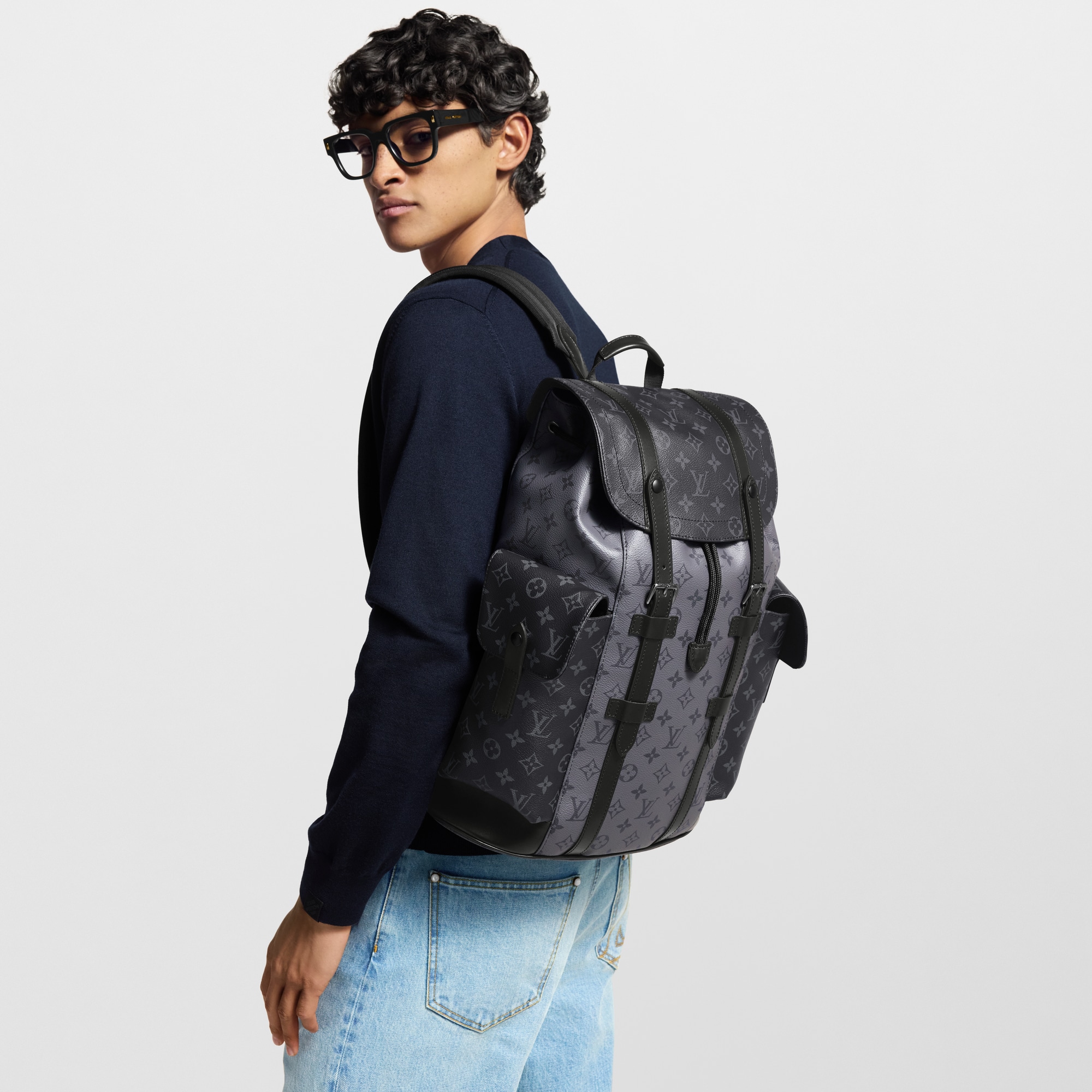 Mochila Christopher MM Monogram Eclipse Hombre Bolsos Todos los bolsos | LOUIS VUITTON (Zoom de producto)