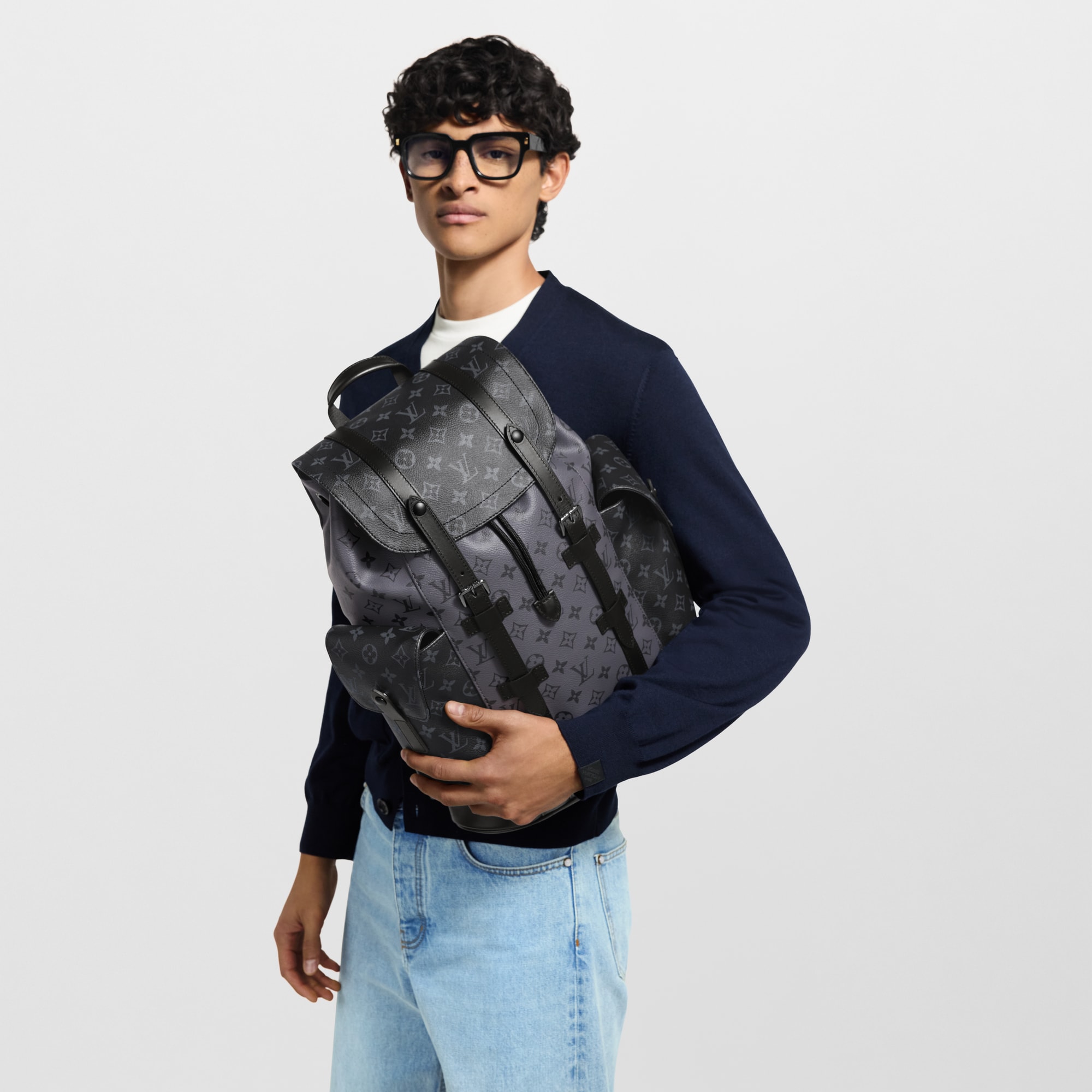 Mochila Christopher MM Monogram Eclipse Hombre Bolsos Todos los bolsos | LOUIS VUITTON (Zoom de producto)