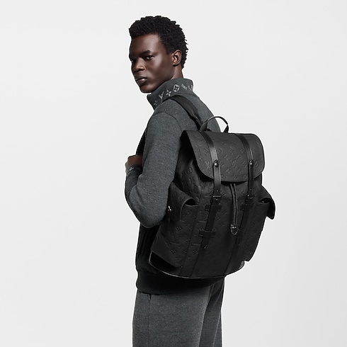 Mochila Christopher MM Monogram Piel Taurillon Hombre Bolsos Todos los bolsos | LOUIS VUITTON (Zoom de producto)