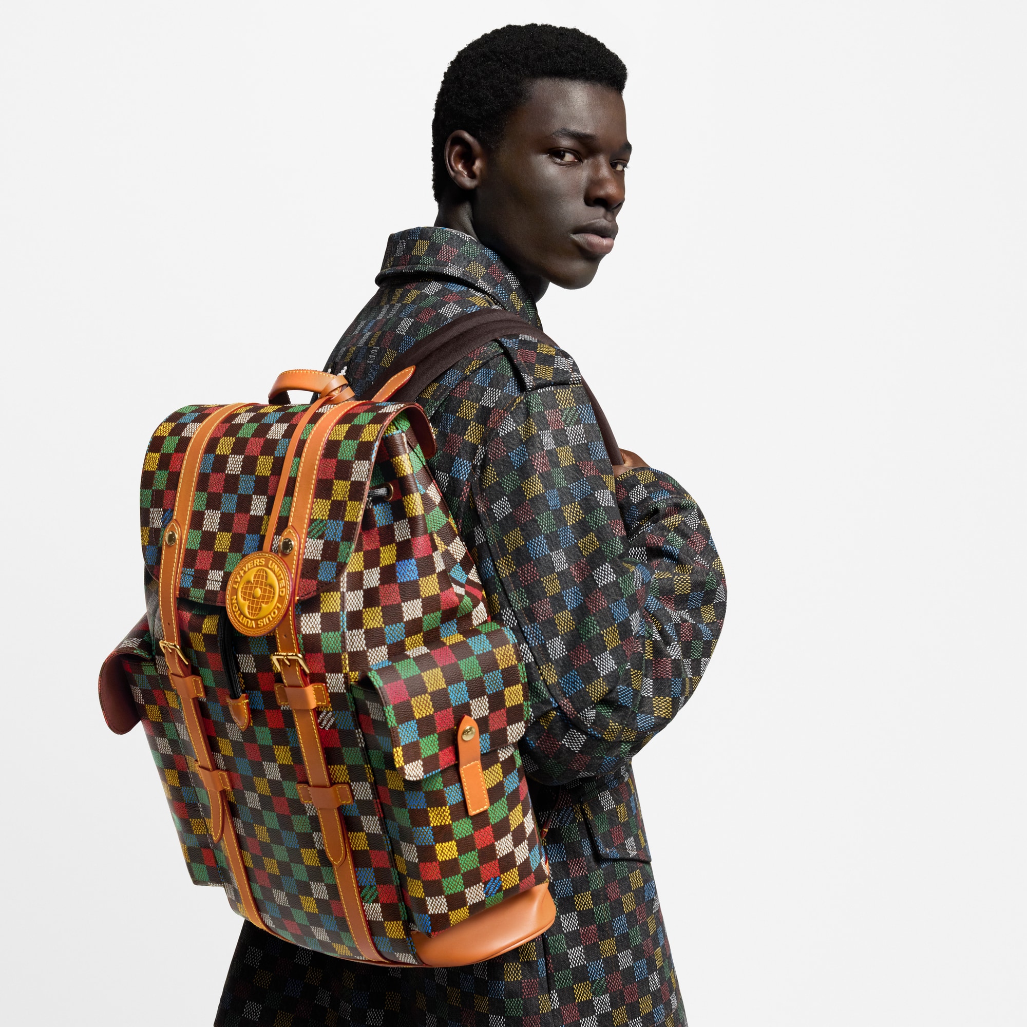 Mochila Christopher MM Lona Damier Ebène Bolsos y pequeña marroquinería Bolso de hombre LV Icons | LOUIS VUITTON (Zoom de producto)