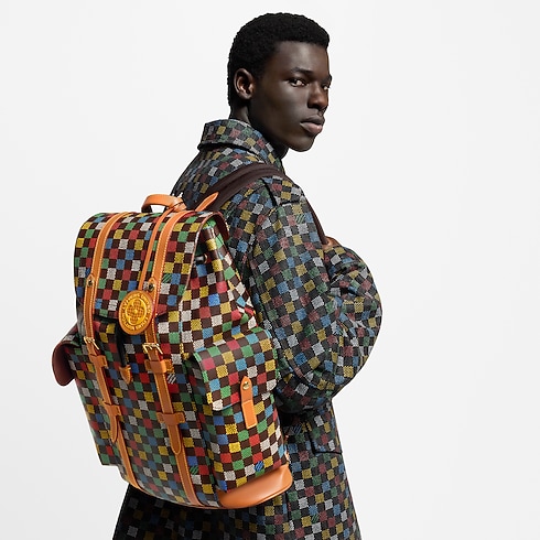 Mochila Christopher MM Lona Damier Ebène Bolsos y pequeña marroquinería Bolso de hombre LV Icons | LOUIS VUITTON (Zoom de producto)