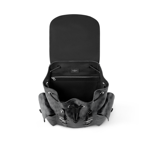 Mochila Christopher MM Toile Damier Graphite Hombre Viaje Todo el equipaje y accesorios | LOUIS VUITTON (Zoom de producto)