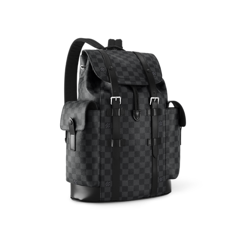 Mochila Christopher MM Toile Damier Graphite Hombre Viaje Todo el equipaje y accesorios | LOUIS VUITTON (Zoom de producto)
