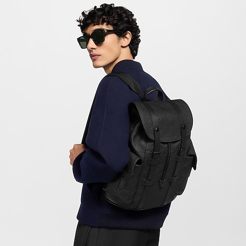 Mochila Christopher PM Monogram Piel Taurillon Hombre Bolsos Todas las colecciones | LOUIS VUITTON (Zoom de producto)