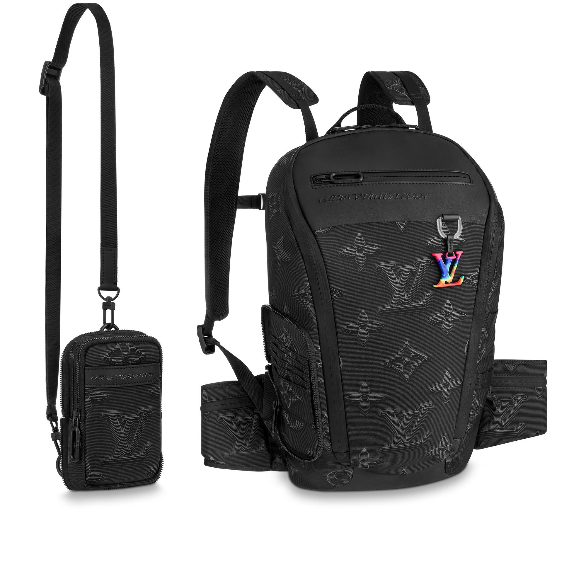 mochila lv transparente