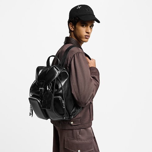 Mochila Montsouris Cargo Autres Cuirs Bolsos y pequeña marroquinería Bolso de hombre Novedades | LOUIS VUITTON (Zoom de producto)
