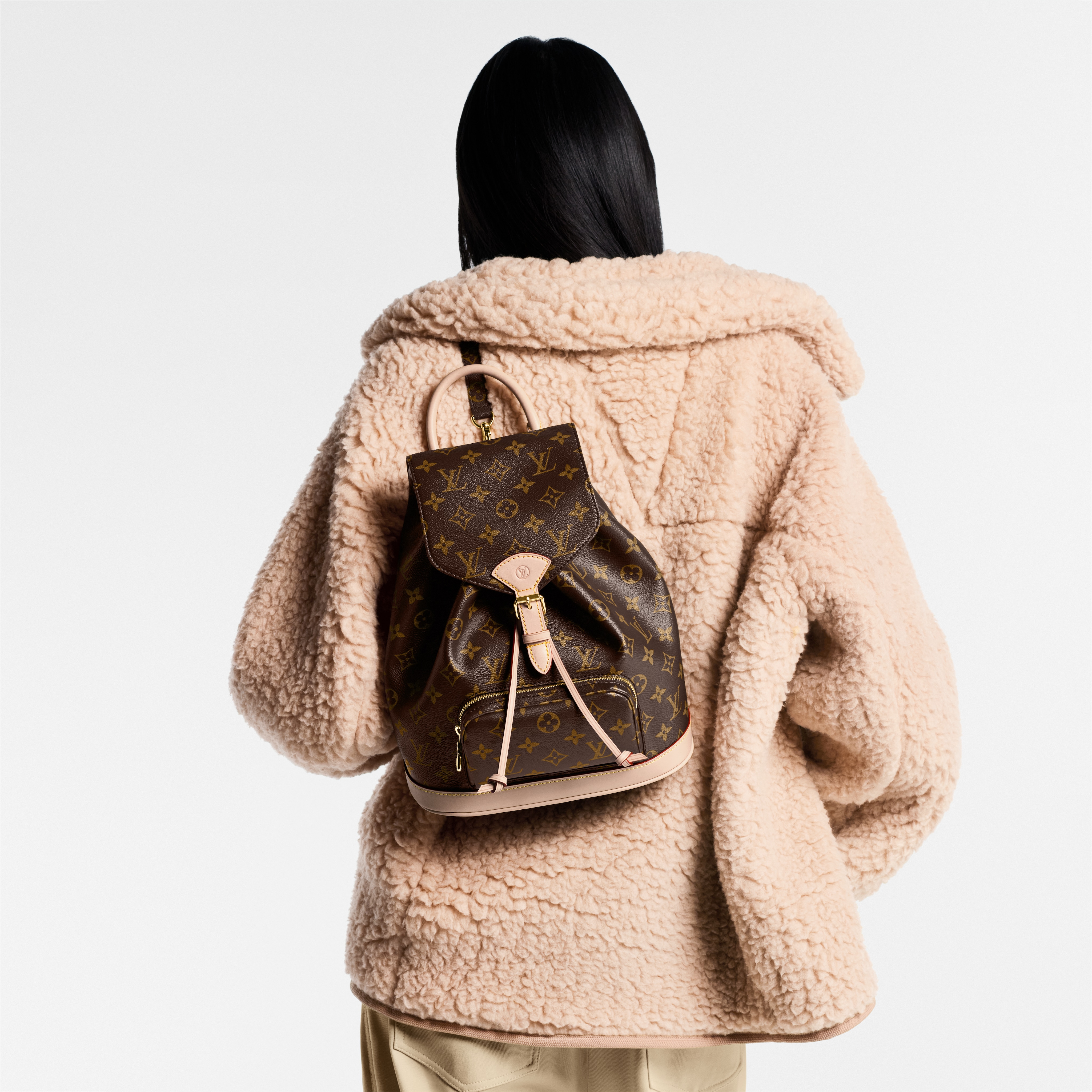 Mochila Montsouris PM Lona Monogram Mujer Bolsos Bolsos | LOUIS VUITTON (Zoom de producto)