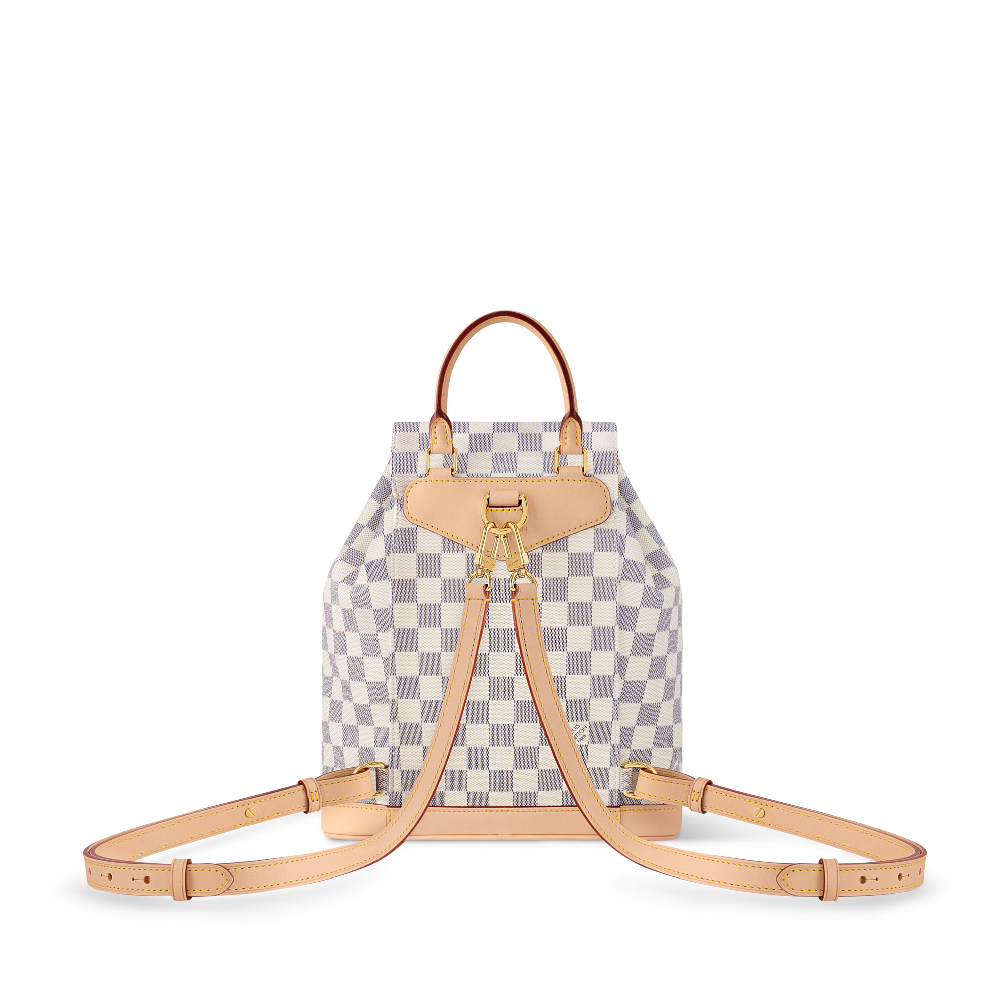 Mochila Montsouris PM Lona Damier Azur Bolsos y pequeña marroquinería Bolsos de mujer Novedades | LOUIS VUITTON (Zoom de producto)