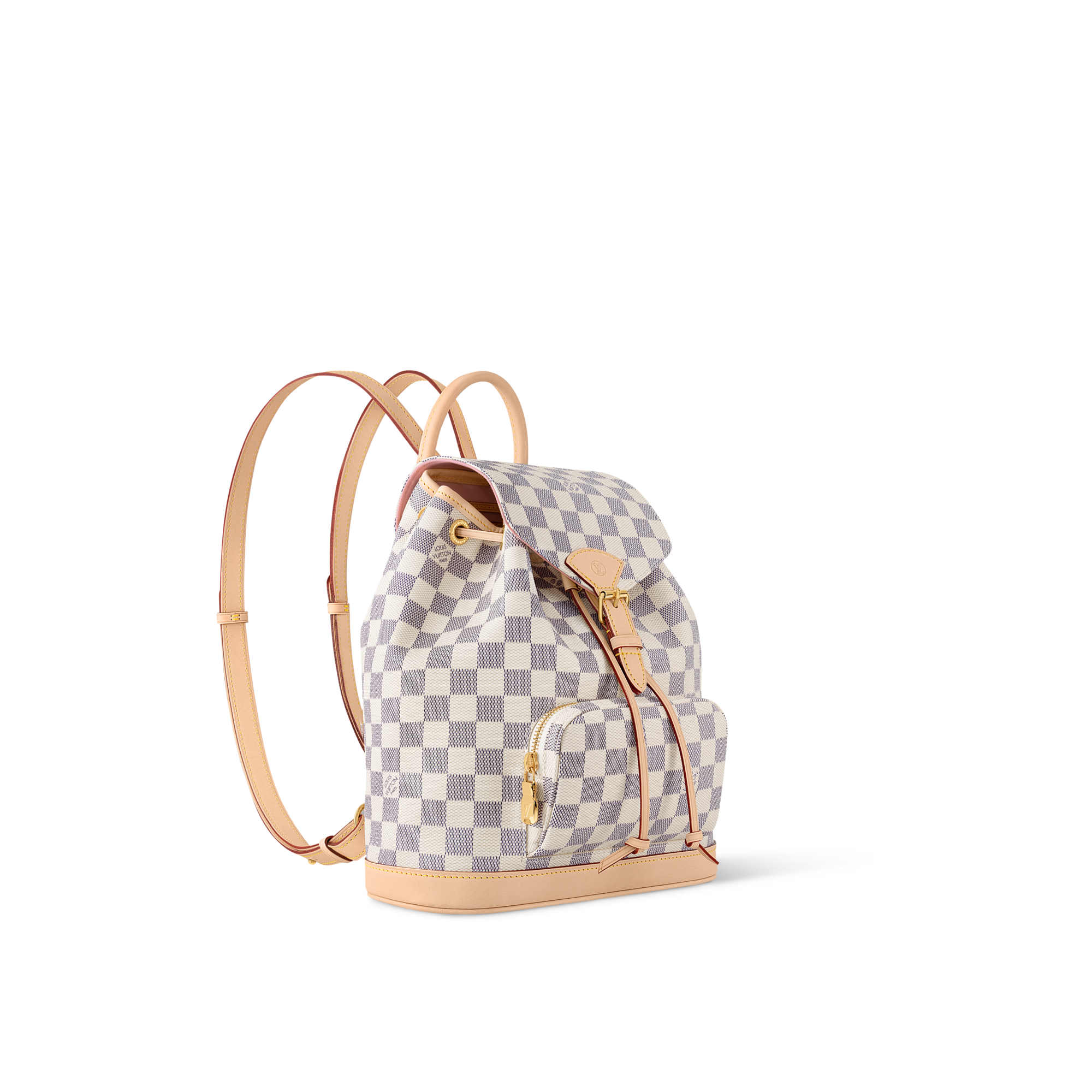 Mochila Montsouris PM Lona Damier Azur Bolsos y pequeña marroquinería Bolsos de mujer Novedades | LOUIS VUITTON (Zoom de producto)