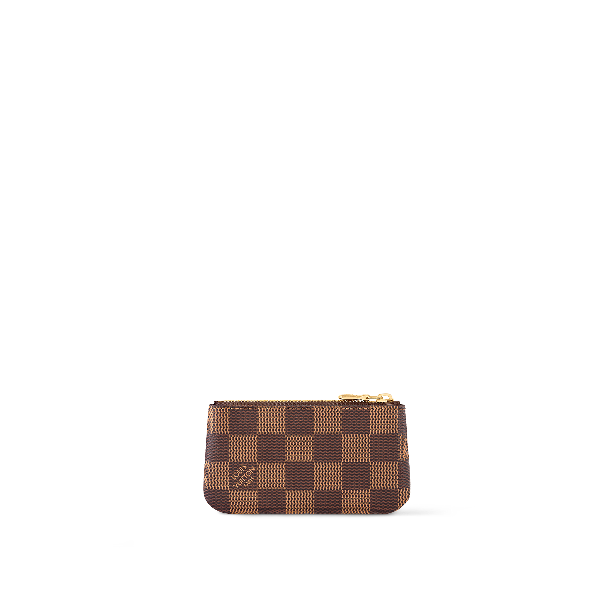 Monedero con llavero Lona Damier Ebène Mujer Carteras y pequeña marroquinería Todas las carteras y pequeña marroquinería | LOUIS VUITTON (Zoom de producto)