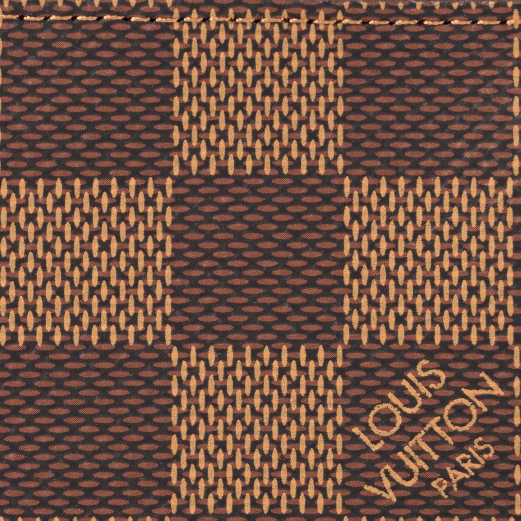 Monedero con llavero Lona Damier Ebène Mujer Carteras y pequeña marroquinería Todas las carteras y pequeña marroquinería | LOUIS VUITTON (Zoom de producto)